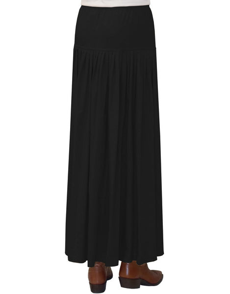Skirt Style Knit Baby\'O Women\'s Original Clothing – Ankle Black Slinky Length Long BIZ